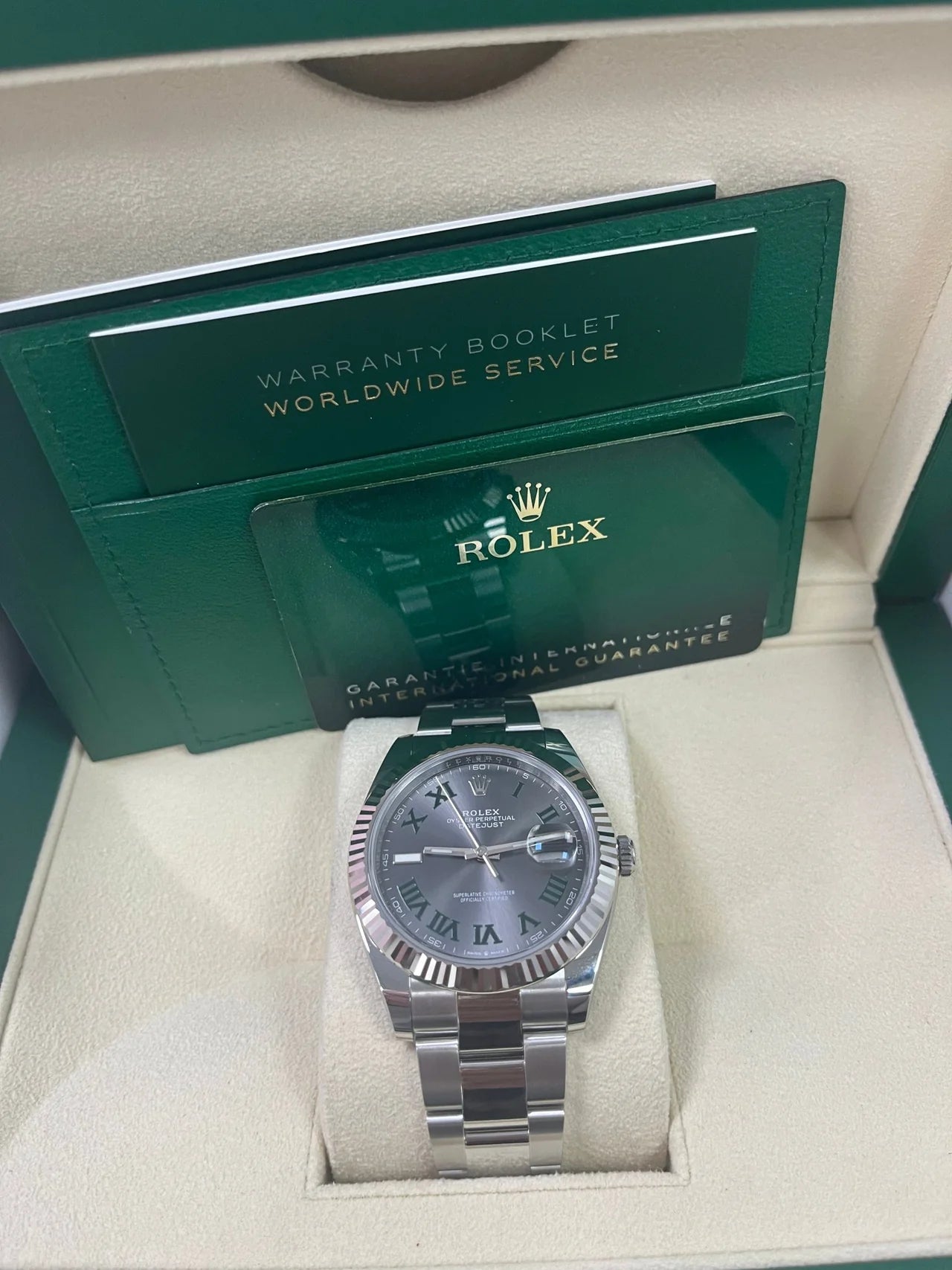 Datejust 41 mm Wimbledon Oyster