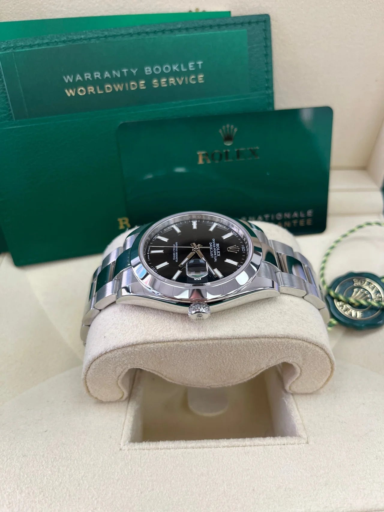 Datejust 41 mm Nero Oyster Ghiera Liscia