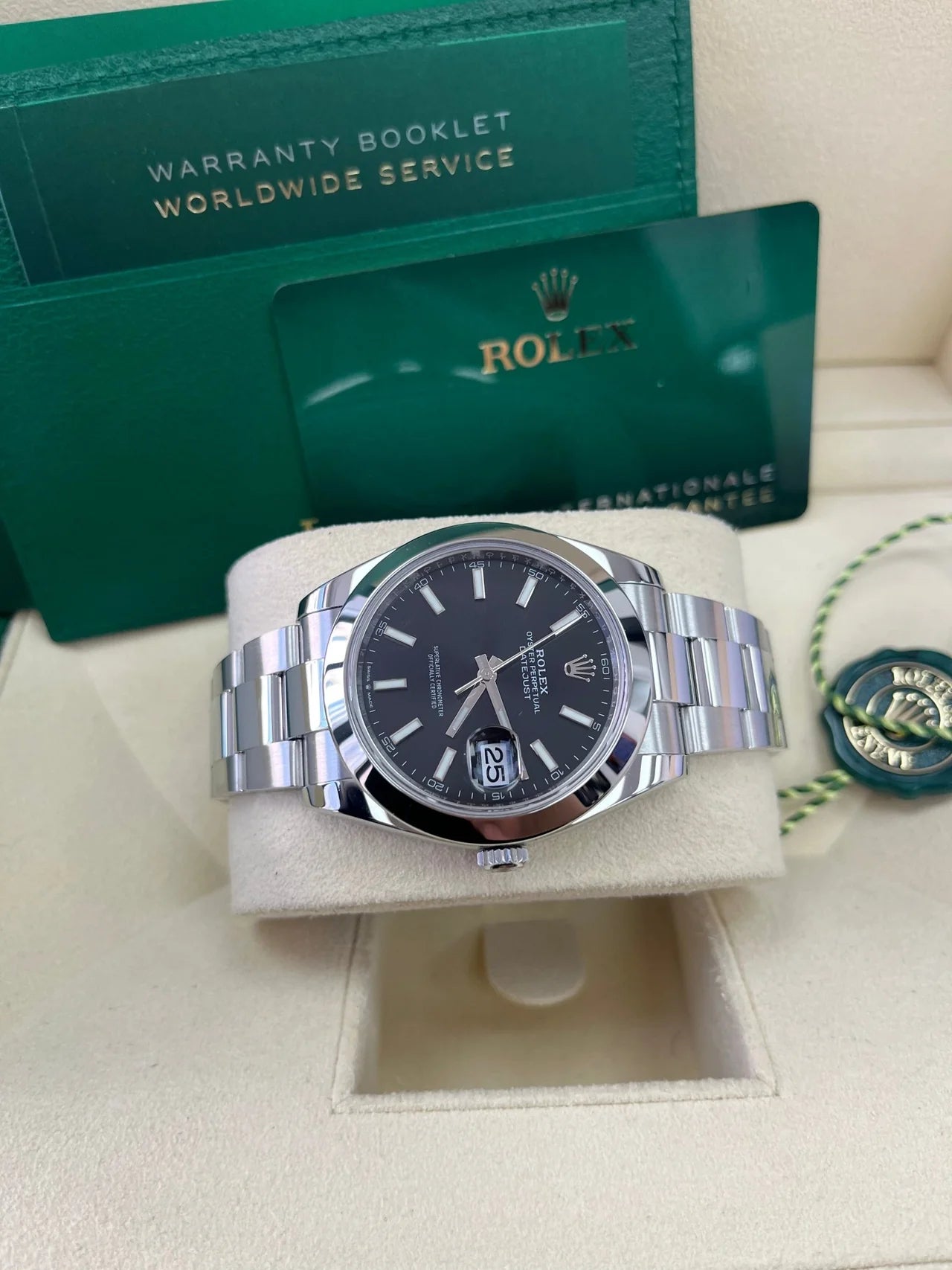 Datejust 41 mm Nero Oyster Ghiera Liscia