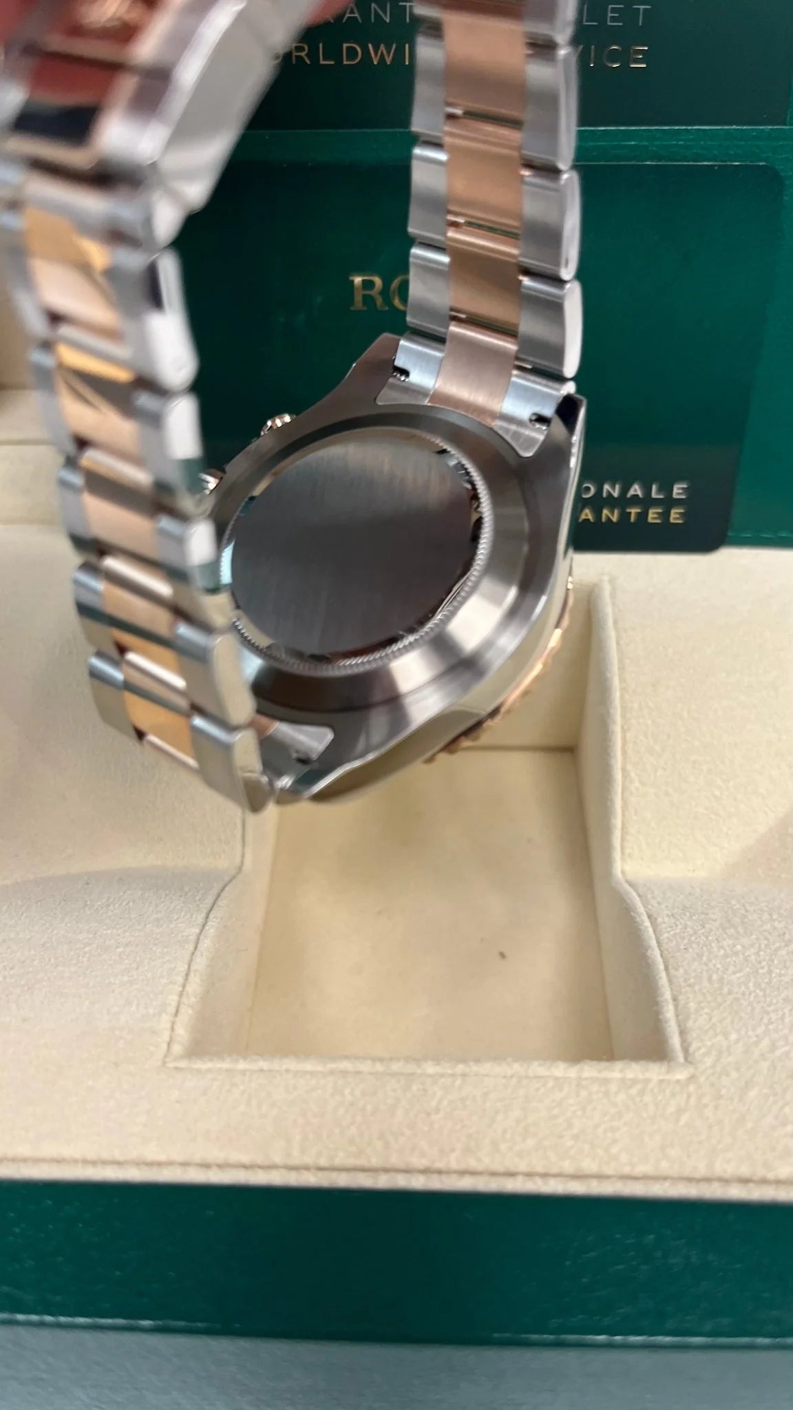 Yatch-master 44 mm Acciaio Oro Rosè